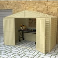 thumbnail image 4 of DuraMax 10.5ft x 5ft Woodbridge Vinyl Shed with Foundation Kit, 4 of 19