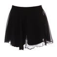 thumbnail image 1 of Vestido de patinaje Cola Ropa de baile Pantalones cortos de doble capa Mujeres deportivas XS, 1 of 8