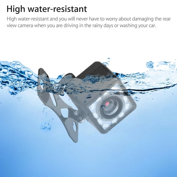 Car Rear View Reverse Backup Camera 12 LED HD Parking Night Vision Waterproof