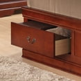thumbnail image 3 of DeeHome Glory Furniture Louis Phillipe G3100B-QSB Queen Storage Bed , Cherry, 3 of 5