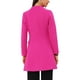thumbnail image 3 of INSPIRE CHIC Abrigo Largo de Invierno Elegante para Mujer con Cuello en V y Manga Larga, Botones Individuales, Color Rosa Rojo, 3 of 6