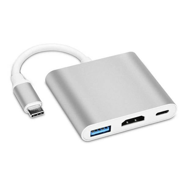 axGear USB 3.1 Type C to HDMI USB 3.0 Charging HUB Adapter USB-C Converter  