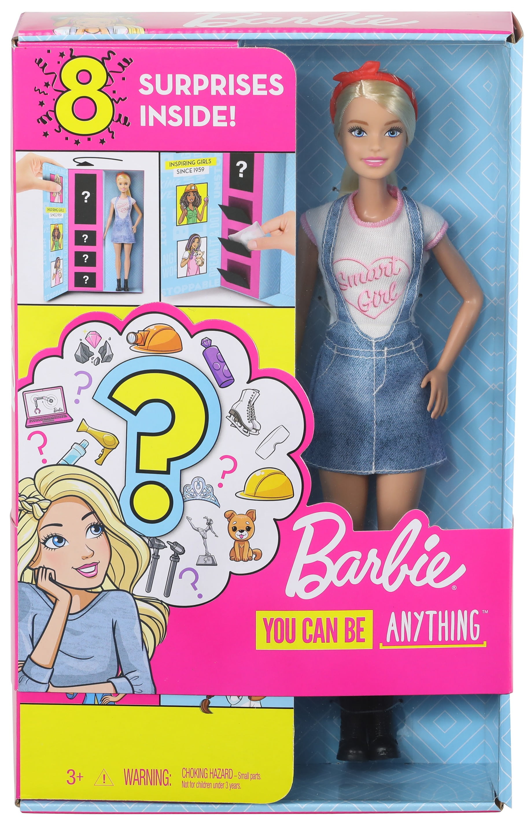 2019 Barbie You Can Be Anything 8 Surprises Doll 