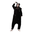 thumbnail image 3 of Kuromi-Disfraz de Cosplay Kigurumi para mujer, pijamas de dibujos animados, Onesies de Navidad, ropa de casa de franela general, regalo de fiesta de vacaciones, 3 of 6