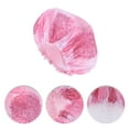 thumbnail image 3 of Unique Bargains 1 Pc Durable Shower Cap for Business Travel Red Waterproof Polyester PEVA, 3 of 6