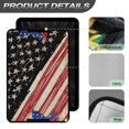 thumbnail image 4 of Yuyamidu American Flag RV Door Window Shade Cover for Women Men Privacy Screen Door Curtains Travel Trailer Motorhome RV Screen Door Protector, 4th of July, 4 of 7