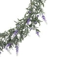thumbnail image 5 of Northlight Pre-Lit Battery Operated Ombre Lavender Spring Wreath - 16" - White LED Lights, 5 of 9