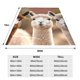 thumbnail image 3 of Balery Cute Alpaca in Daze Manta de Felpa Suave y Acogedora – Cobija de Franela Aterciopelada para Cama, Lavable y Cálida para Sofá, Mascotas, Transpirable-40"x30", 3 of 7