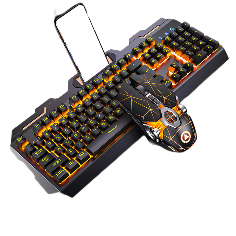 Gaming Keyboard and Mouse Combo, RGB Backlit Computer Keyboard and