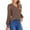 Brown, variant on Women's Fall Summer Crochet Hollow Out Long Sleeve Pullover Sweater Casual V Neck Side Split T-Shirts Knit Tops