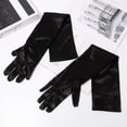 thumbnail image 5 of Women's Long Opera Gloves, Ladies Satin Elbow Length Solid Color 1921s Gloves Mittens For Bridal Evening Historical Performance, Prom, Themed Parties, 5 of 6
