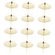 thumbnail image 5 of YSNOOWE 12Ud Fijador De Velas Metálico Dorado Para En Hogar Festividades, 5 of 7
