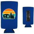 thumbnail image 2 of Retro Camper Magnetic Slim Can Coolie (Royal Blue), 2 of 4