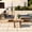Natural+Grey, variant on Acacia Wood Lounge Set / Suitable for Residential Outdoor Use