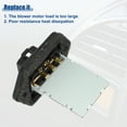 thumbnail image 4 of Unique Bargains Car HVAC Blower Motor Resistor Heater Replacement Fit for Kia Sportage 2007-2010 Black, 4 of 7