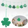 thumbnail image 4 of ChromaMuse 7Pcs St Patrick's Day Shamrocks Ornaments, 7 Colors St Patricks Day Tree Decorations Foam Lucky Clover Hanging Baubles,7 Color, 4 of 9