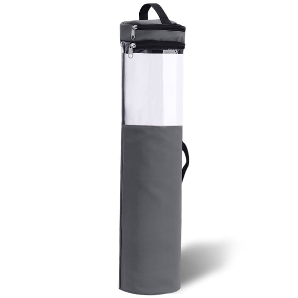 Organizador de bolsas de papel Inteprter Cintas enrolladas con cremallera de PVC Soporte gris