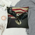 thumbnail image 2 of Orinice Eagle Flag Star Spangled Graphic Decorative Pillow Cover for Home Couch Living Room Bed Sofa 22x22in, 2 of 5