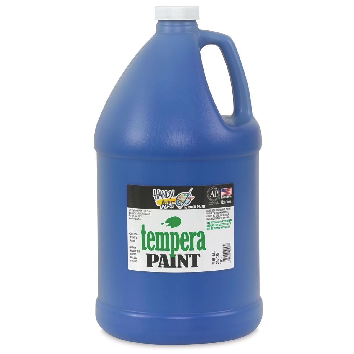 Handy Art, HAN204030, Premium Tempera Paint Gallon, 1 Each