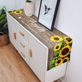 thumbnail image 5 of Table Runner Dresser Scarves 72 Inch Long, Blossom Sunflowers Butterfly Linen Dining Table Runners Farm Vintage Wood Plank Tabletop Scarf for Wedding Holiday Party Kitchen, 5 of 7