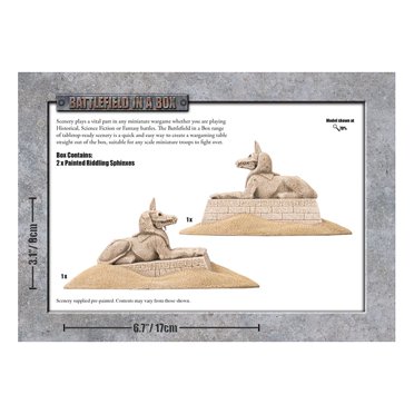 Battlefield In A Box: Forgotten City Buried Ruin, Includes Pre- Painted Buried Ruin Hill With 3 Pillars, 35mm Terrain, Gale Force Nine, Tabletop Ready Scenery, Roleplaying Game Terrain, RPG Accessories
