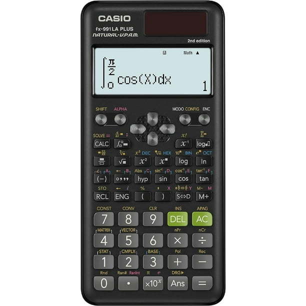 Calculadora Cientifica Casio Fx 911LA Plus 2da Edicion Espanol Para Universidad 417 Funciones Casio NA Walmart en linea
