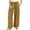 Café, variante sur FNFYFH Liquidation Pantalons en Lin et Coton Élégants pour Femmes Taille Élastique Coupe Ample