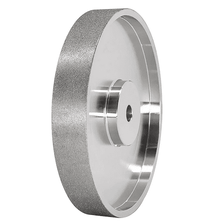 

CBN Grinding Wheel 6Inch Dia x 1Inch Wide with 1/2Inch Arbor Diamond Grinding Wheel for Sharpening HSS 240 Grit