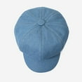 thumbnail image 4 of Baby Sweetie Women's Denim Newsboy Beret Cap Visor Cap Elegant Paperboy Painter 8 Panel Octagonal Hat, 4 of 8