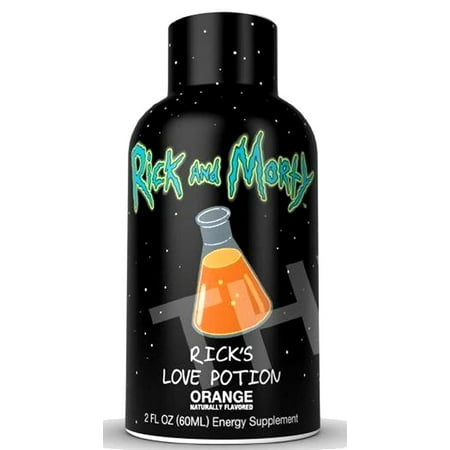 Rick & Morty Rick's Love Potion Energy Shot (Best Energy Drink In The World)