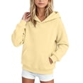 thumbnail image 3 of YOUYEDIAN Oversized Hoodies for Teen Girls Preppy Hooded Sweatshirts Casual Trendy Long Sleeve Pullover Tops, 3 of 5