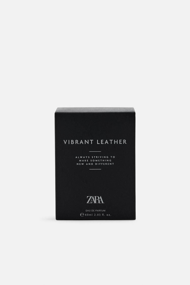 Zara Vibrant Leather EDP Eau De Parfum Cologne for Men 60 ML (2.03 FL. OZ)