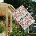 thumbnail image 3 of Spring Summer Multicolored Flower Leaves Garden Flag 28x40 Inch Double Side for Outdoor Courtyard Garden Decor Flowers Welcome Holiday Flag for Outside Decoration, 3 of 6