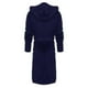 thumbnail image 3 of Men's Bath, Terry Robe Fleece Robe Plush Long Hooded Bathrobe, 3 of 5
