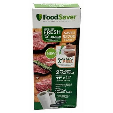 Sunbeam Products 245240 11 x 14 in. Foodsaver Rolls - Clear, Pack of 2 ...