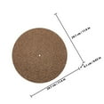 thumbnail image 2 of Mobutofu 2Pcs Vinyl Record Mat Cork Vibration Reduction for Turntable, 2 of 8