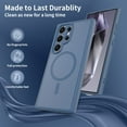 thumbnail image 3 of for Samsung Galaxy S24 Ultra Case, Compatible with Mag-Safe, Support Magnetic Car Mount, Shockproof Military-Grade Protection, Magnetic Phone Case for Samsung Galaxy S24 Ultra, Blue, 3 of 6