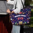 thumbnail image 7 of Balery Happy Mardi Gras Beach Travel Bag - Water-Resistant, Large Capacity Lightweight Tote with 7 Pockets for Women and Men - Perfect for Beach, Pool, Gym, and Travel, 7 of 7