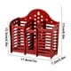 thumbnail image 3 of Wall Mounted Kitchen Utensil Holder, Plastic Cutlery Organizer for Dining Table, Countertop Storage Basket, Camping Picnic Party Supplies, Hollow Design Chopsticks Spoon Fork Knife Container Rack, 3 of 6