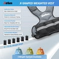 thumbnail image 2 of Chaleco pesado ZELUS ajustable de 5 a 9 kg para hombre y mujer, color gris, 2 of 7