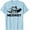 Light Blue, variant on Funny Mashup Between Meow and Howdy Cat Meme Unisex T-Shirt for Men Women Kids Toddler,Sport Grey Color,Size L