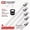 7.9in 200mm, variant on Metal Zip Ties, 304 Stainless Steel Heavy Duty Self-locking Cable Ties, For Exhaust Wrap Wire Fence Rolls Farms Pipes Machinery, 11.8in 300mm