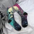 thumbnail image 5 of Logiee Cartoon Art Skull Print Adult Socks for Men & Women,Calf Socks, Ankle Socks,Boots Socks,Breathable Casual Sock,Unisex Crew Socks, 5 of 6