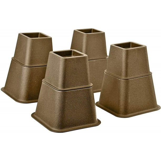 Adjustable Bed Risers or Furniture Riser Bed Lifts in Heights of 8, 5