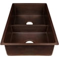 thumbnail image 4 of Premier Copper Products K50db33199-Sd5 33" Double Basin Hammered Copper Kitchen - Copper, 4 of 5
