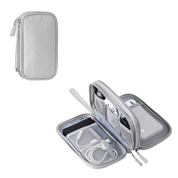 Bolsa de Almacenamiento de Accesorios Digitales de Banco de Alimentación Usb, Fuente de Alimentación de Múltiples Capas, Cubierta Protectora Del Disco Duro, Fuente de Alimentación Portátil, Usb Flash