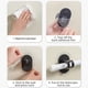 thumbnail image 2 of 2 uds ganchos adhesivos abrazadera de suspensión pegajosa fácil para baño de cocina (negro) Wdftyju Libre de BPA, 2 of 2