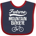thumbnail image 3 of Inktastic Future Mountain Biker Boys or Girls Baby Bib, 3 of 4