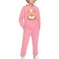 thumbnail image 2 of DISNIMO Pink Guinea Pig Hoodies Sets for Girls Pullover Hoodie Kids Girls Sweatshirts Preppy for Girls 10 12 Hoodies and Sweatpants Set Girls Drop Shoulder Hooded Sweatshirt with Pockets, 2 of 7