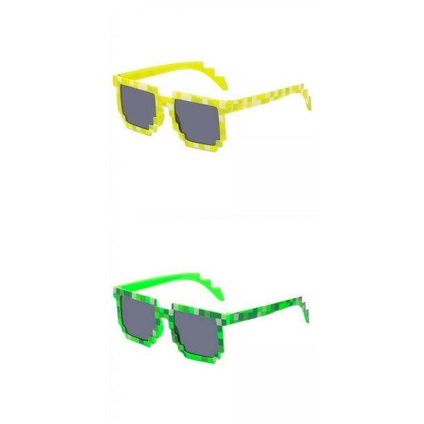 2 gafas de para adultos de vacaciones. amarillo+verde BLESIY anteojos de mujer